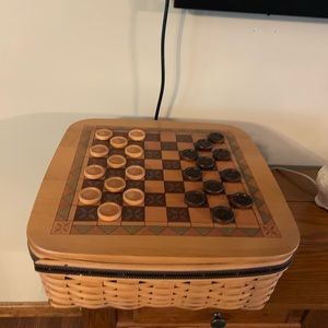 Longaberger checker basket